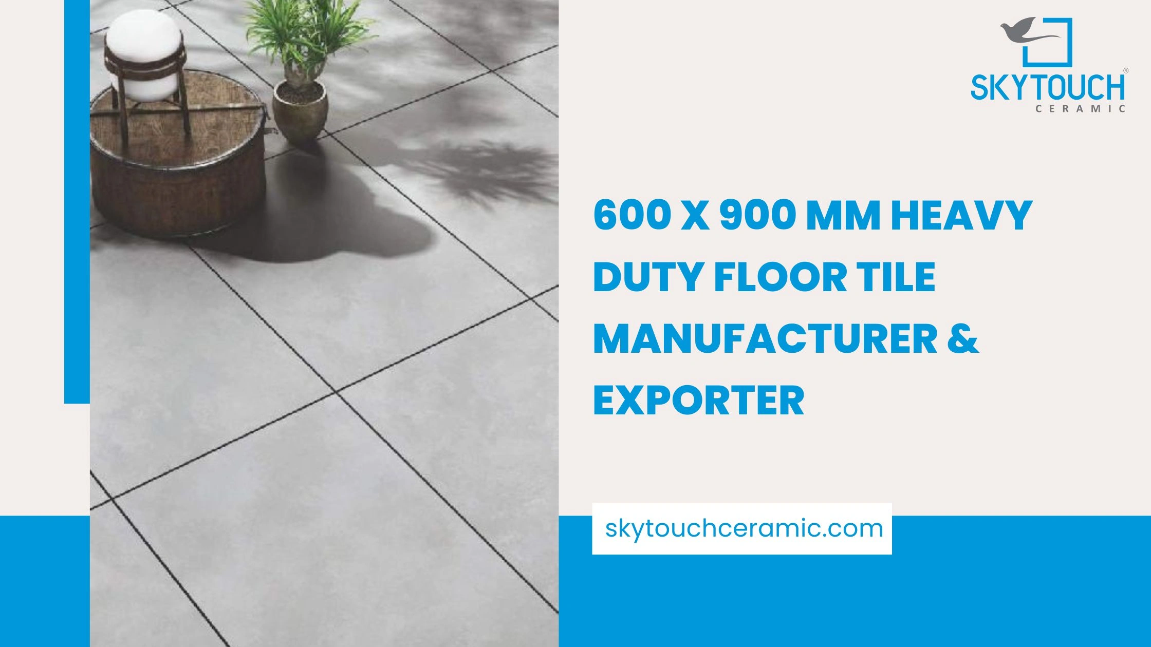 600 x 900 MM Heavy Duty Floor Tile Manufacturer & Exporter